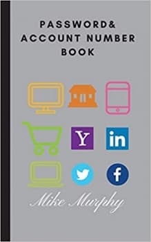 کتاب Password & Account Number Book: Never forget the password again (Password Book)