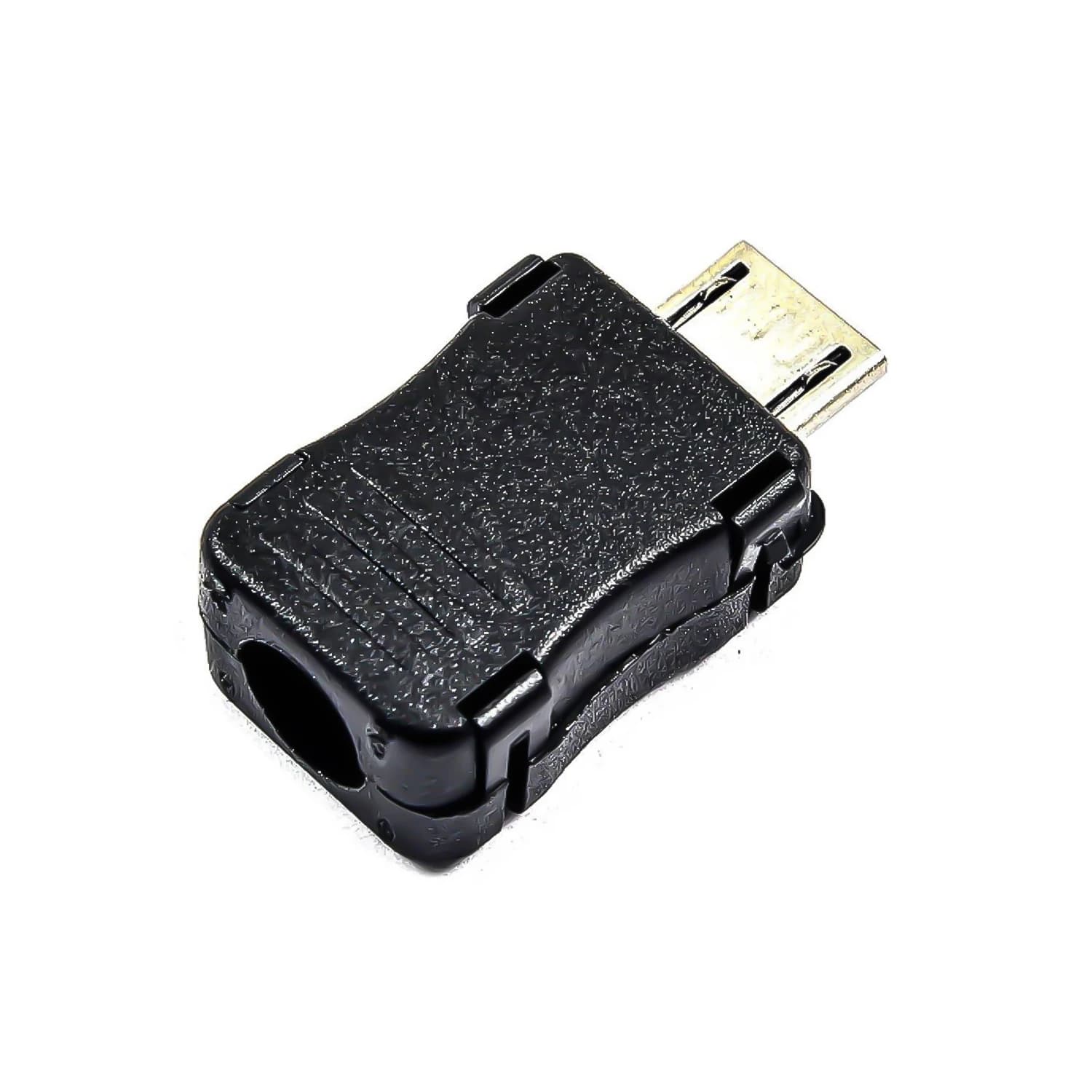 کانکتور نری میکرو USB دو پین با کیس پلاستیکی — تصویر ۲