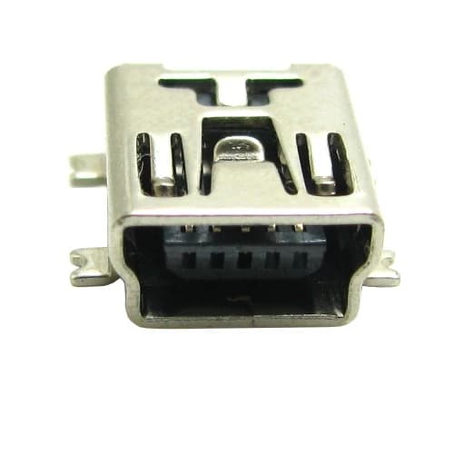 کانکتور مادگی مینی USB مدل B صاف SMD