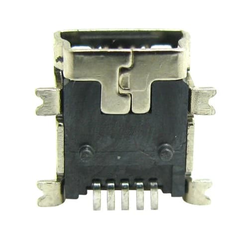 کانکتور مادگی مینی USB مدل B صاف SMD — تصویر ۳