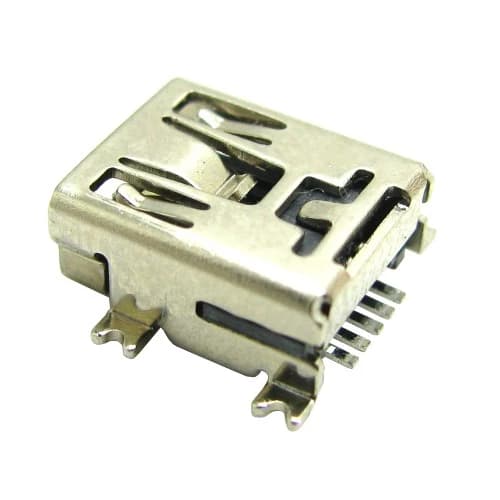کانکتور مادگی مینی USB مدل B صاف SMD — تصویر ۲