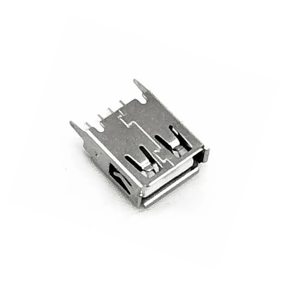کانکتور مادگی USB مدل A صاف با پایه نگهدارنده صاف