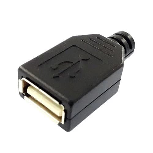 کانکتور مادگی USB مدل A با روکش