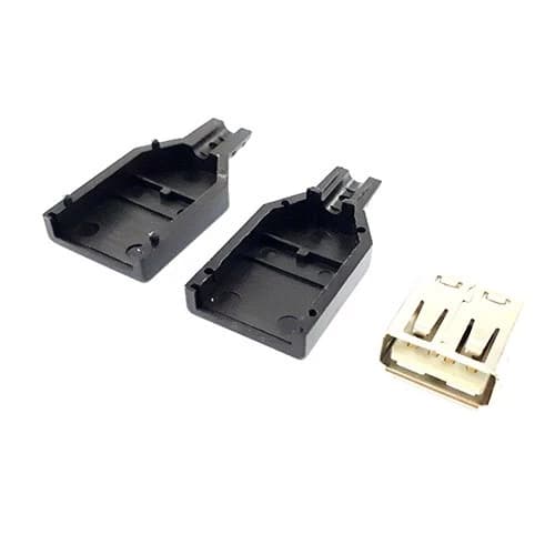 کانکتور مادگی USB مدل A با روکش — تصویر ۲