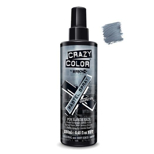 اسپری رنگ مو موقت کریزی کالر مدل GRAPHITE