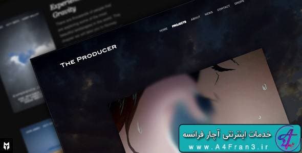 دانلود قالب وردپرس فیلم The Producer