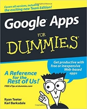 جلد سخت رنگی_کتاب Google Apps For Dummies