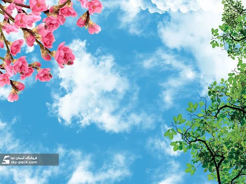 سقف مجازی طرح درخت زندگی — تصویر ۳
