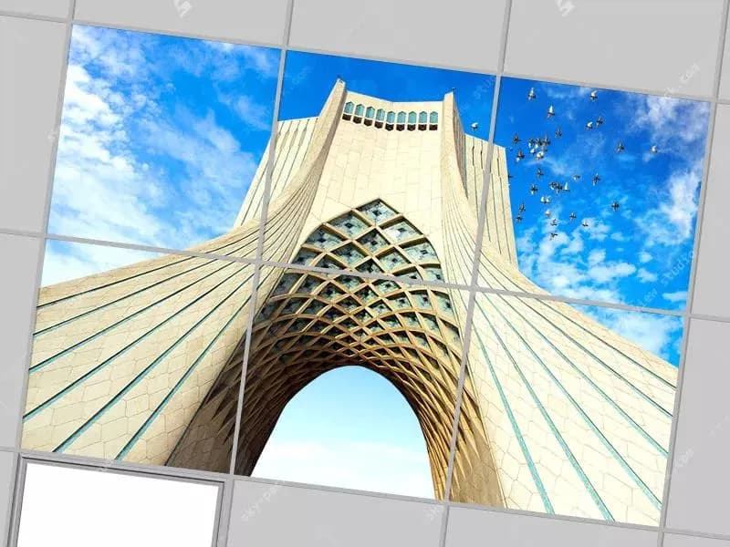 آسمان مجازی تایلی طرح برج آزادی