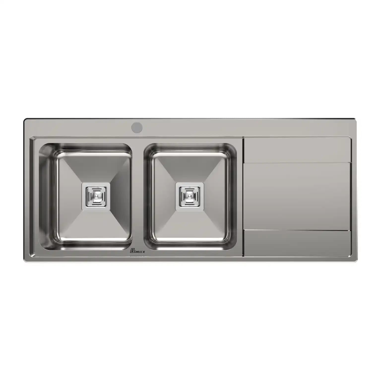 سینک ظرفشویی توکار بیمکث BS 745 ابعاد 52 * 120
