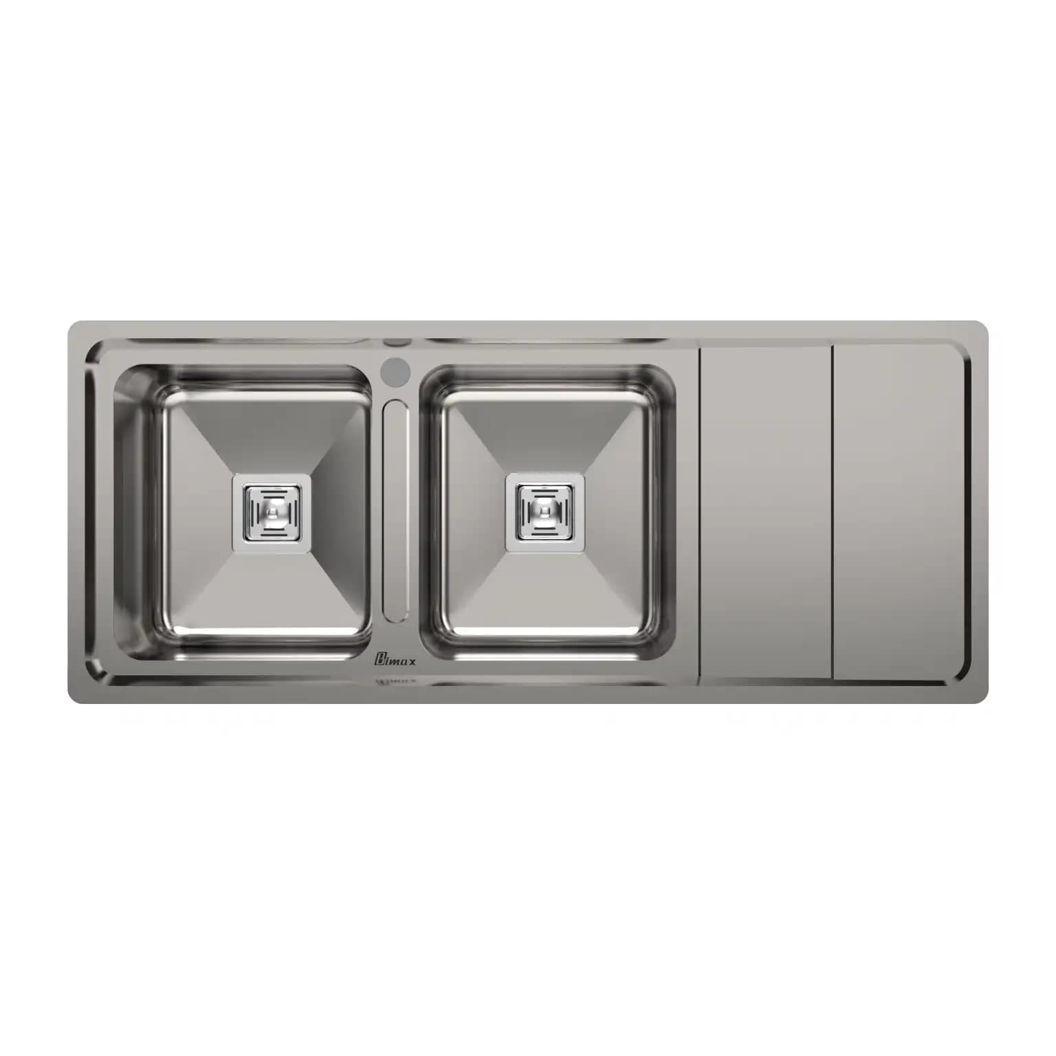 سینک ظرفشویی توکار بیمکث BS 842 ابعاد 50 * 120
