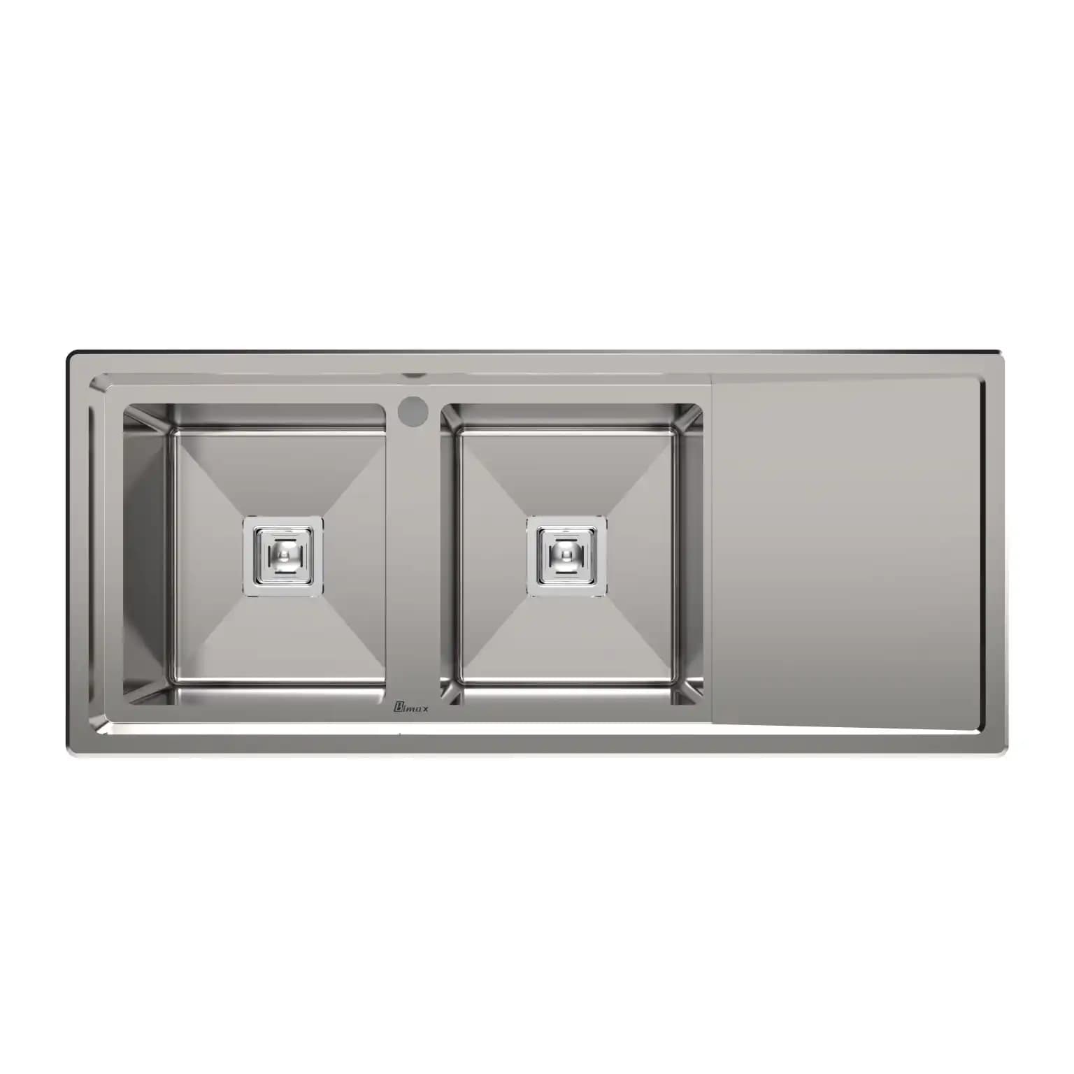سینک ظرفشویی توکار بیمکث BS 743 ابعاد 52 * 120