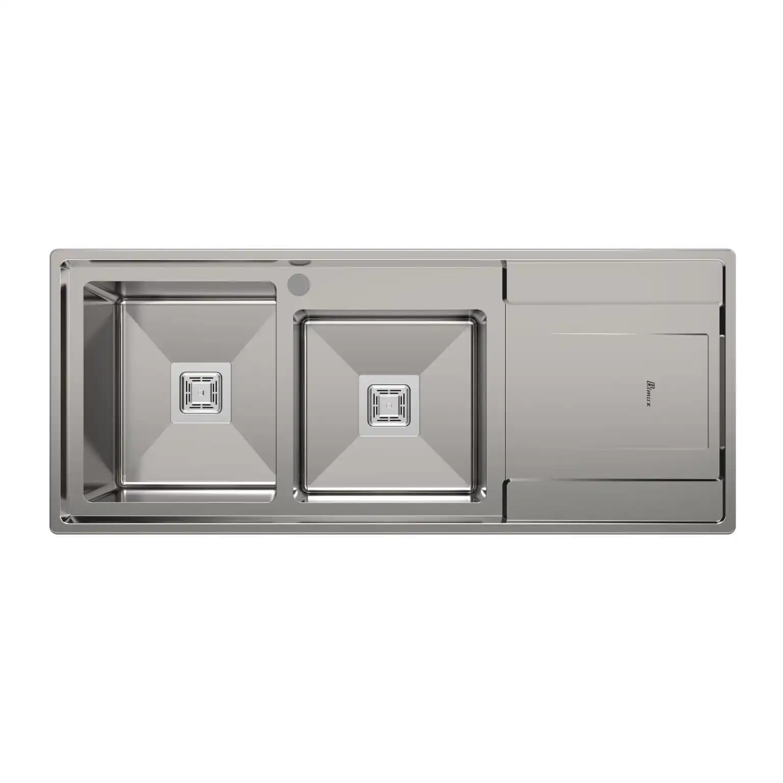 سینک ظرفشویی توکار بیمکث BS 741 ابعاد 50 * 120