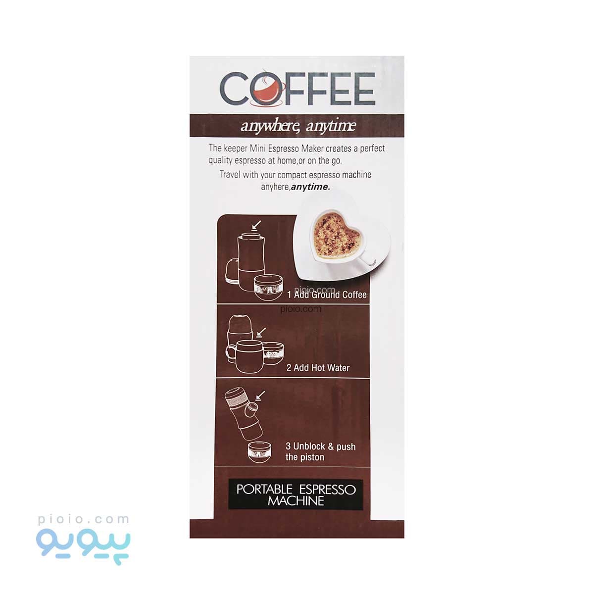 اسپرسو ساز KEEPER آیتم HS-8201 عمده و کارتنی — تصویر ۲