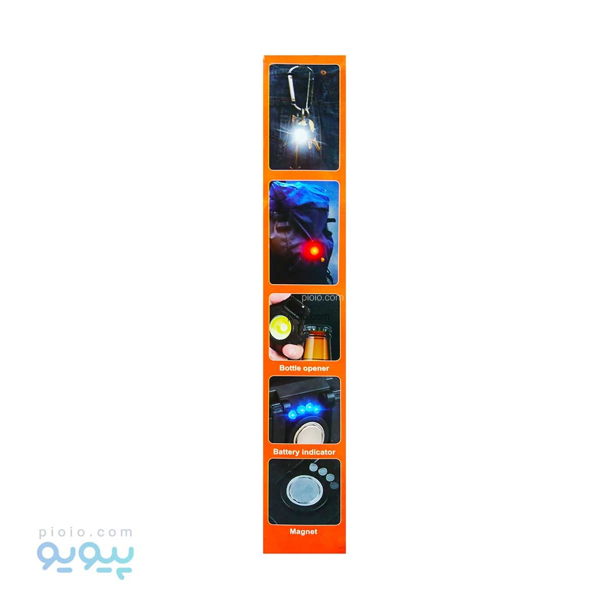 مینی چراغ قوه شارژی آیتم W5133 تک و عمده — تصویر ۲