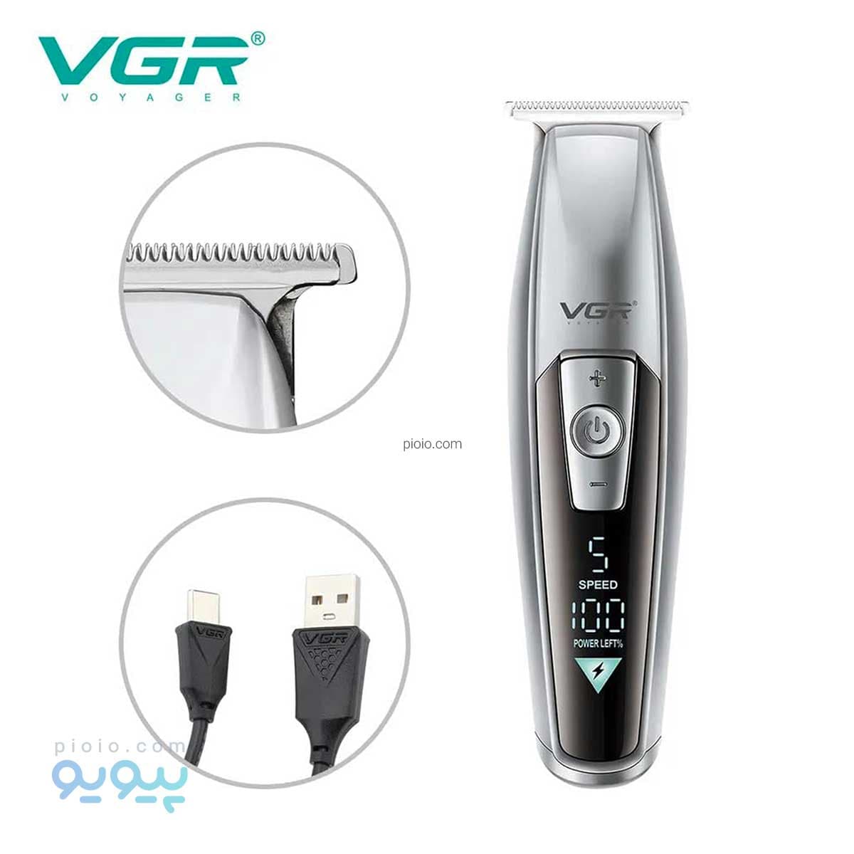 ماشین اصلاح موی سر و صورت وی جی ار مدل V-970 — تصویر ۲