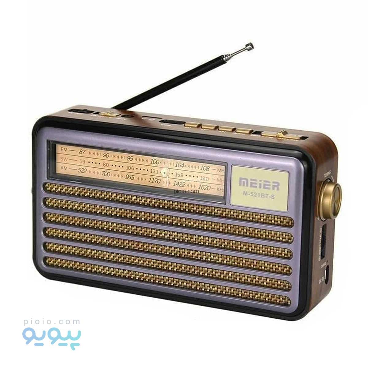 رادیو بلوتوثی خورشیدی MEIER مدل M-521BT-S