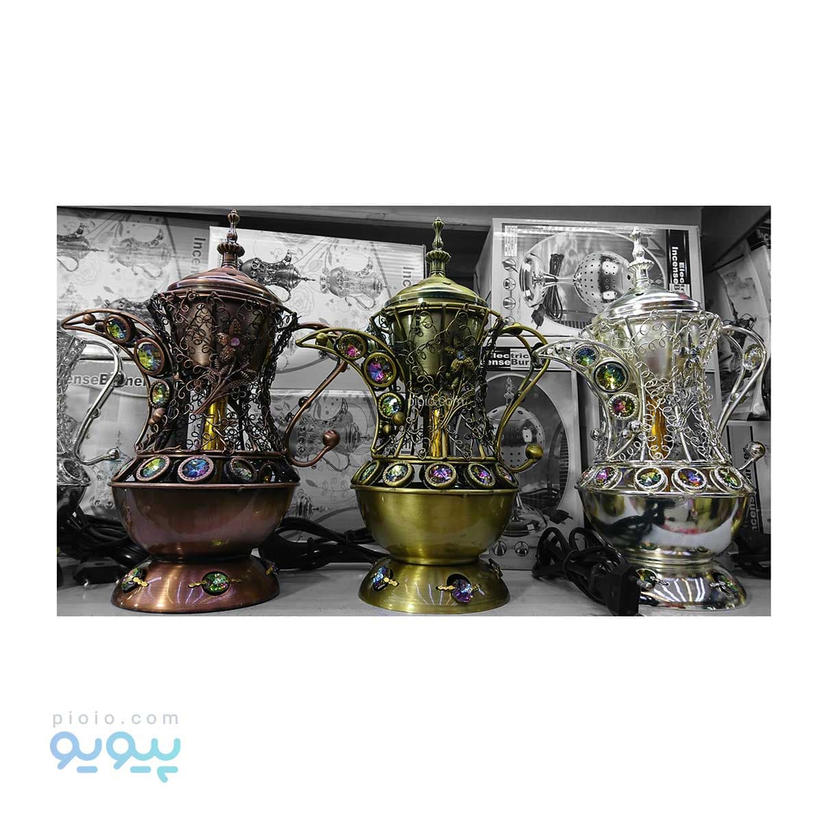 اسپند دود کن اماراتی طرح پارچ عمده و کارتنی — تصویر ۴