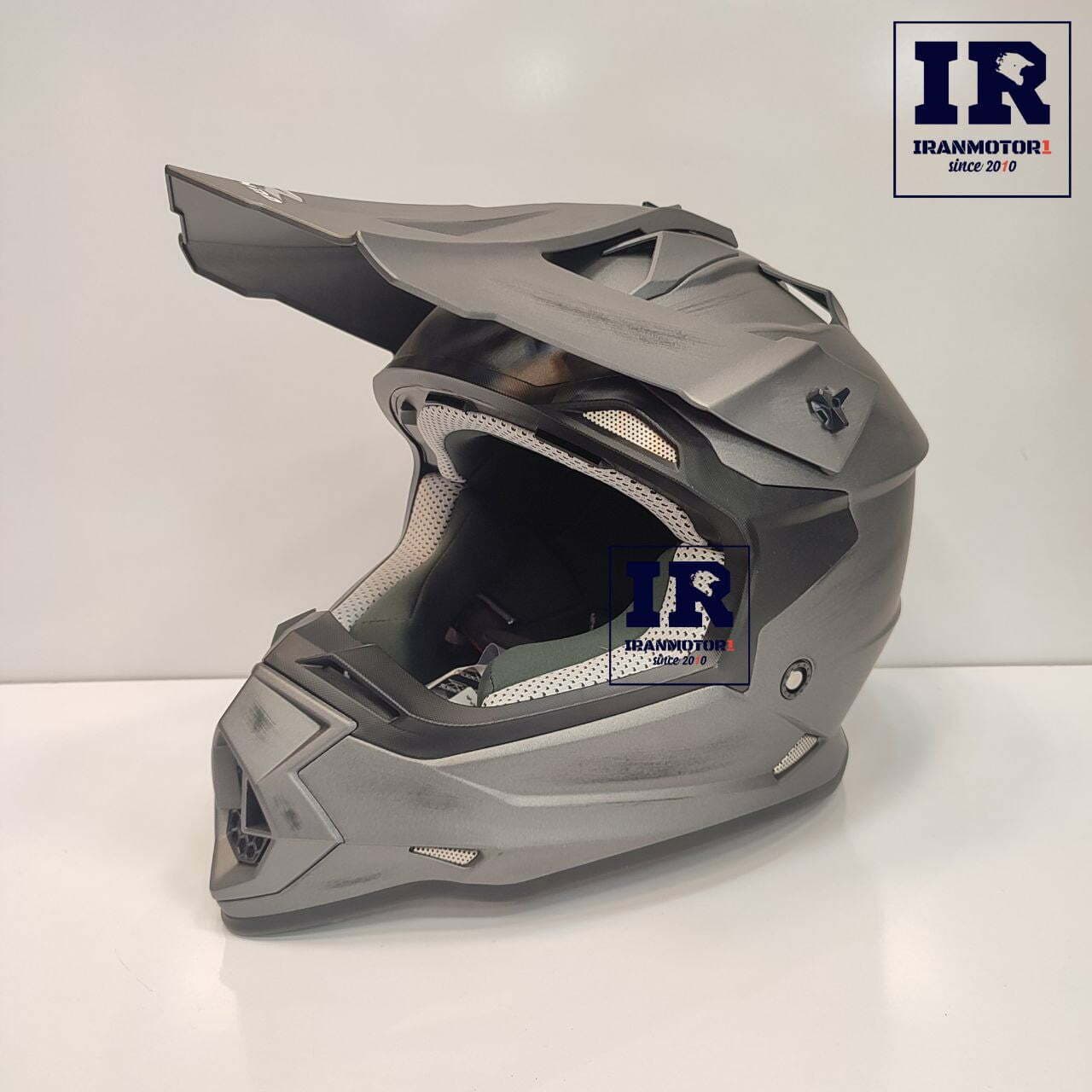 کلاه کاسکت کراسی راپیدو RAPIDO خاکستری — تصویر ۲