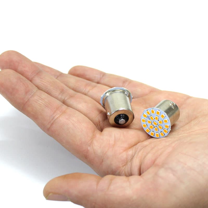 لامپ SMD تک کنتاکت 22 تایی (ساده) بسته 2 عددی – رنگ نارنجی — تصویر ۴