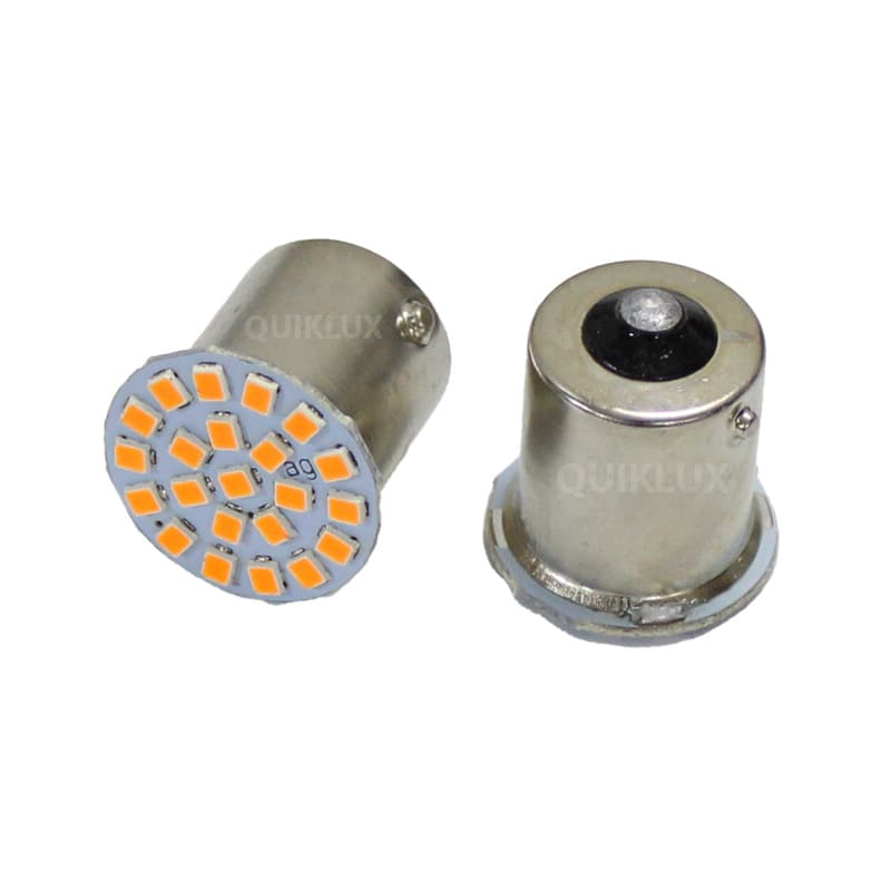 لامپ SMD تک کنتاکت 22 تایی (ساده) بسته 2 عددی – رنگ نارنجی — تصویر ۲