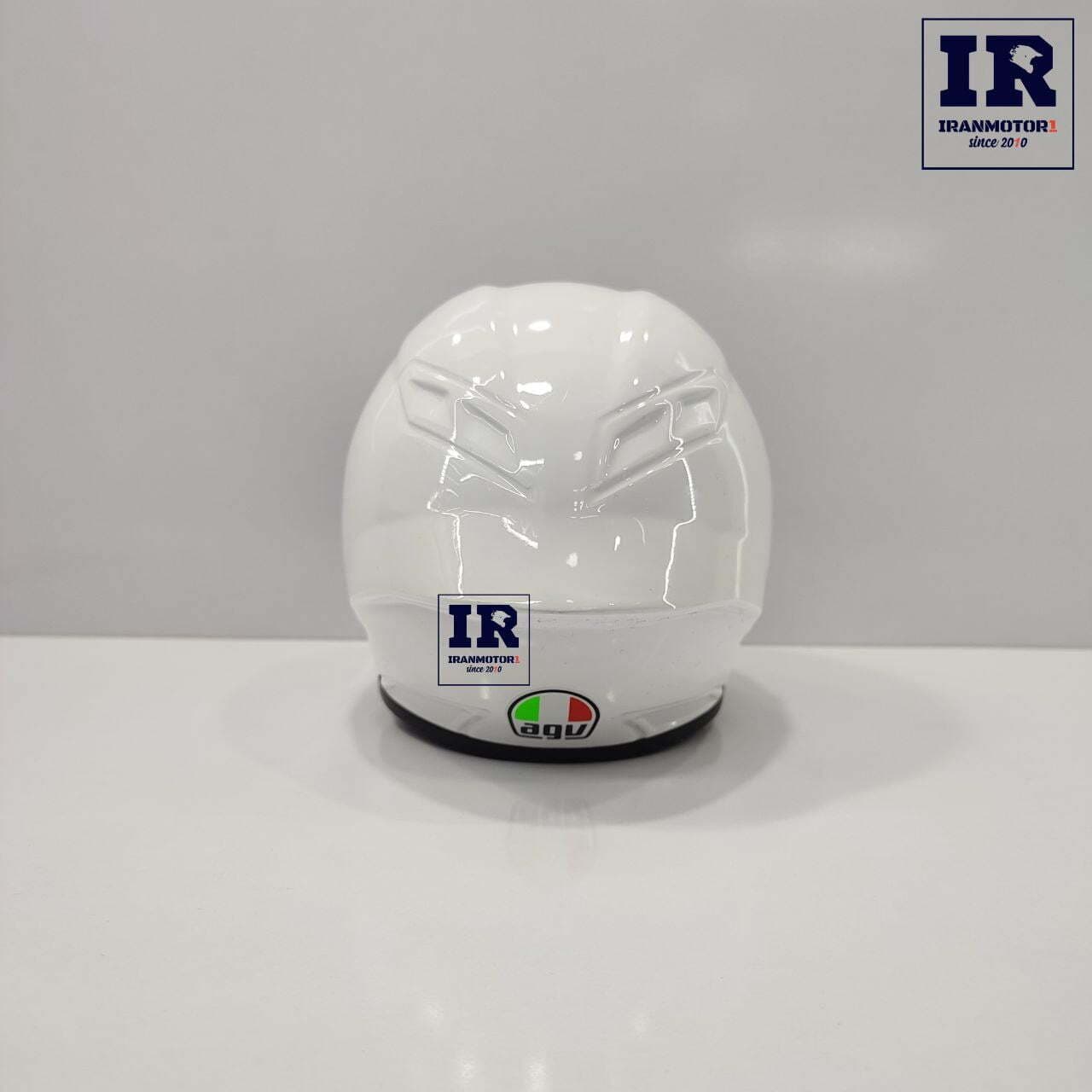 ماکت کلاه کاسکت طرح AGV – سفید — تصویر ۳