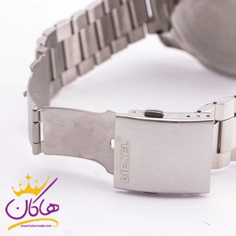 ساعت دیزل مردانه نقرهای شاخدار کد 555/9 — تصویر ۴