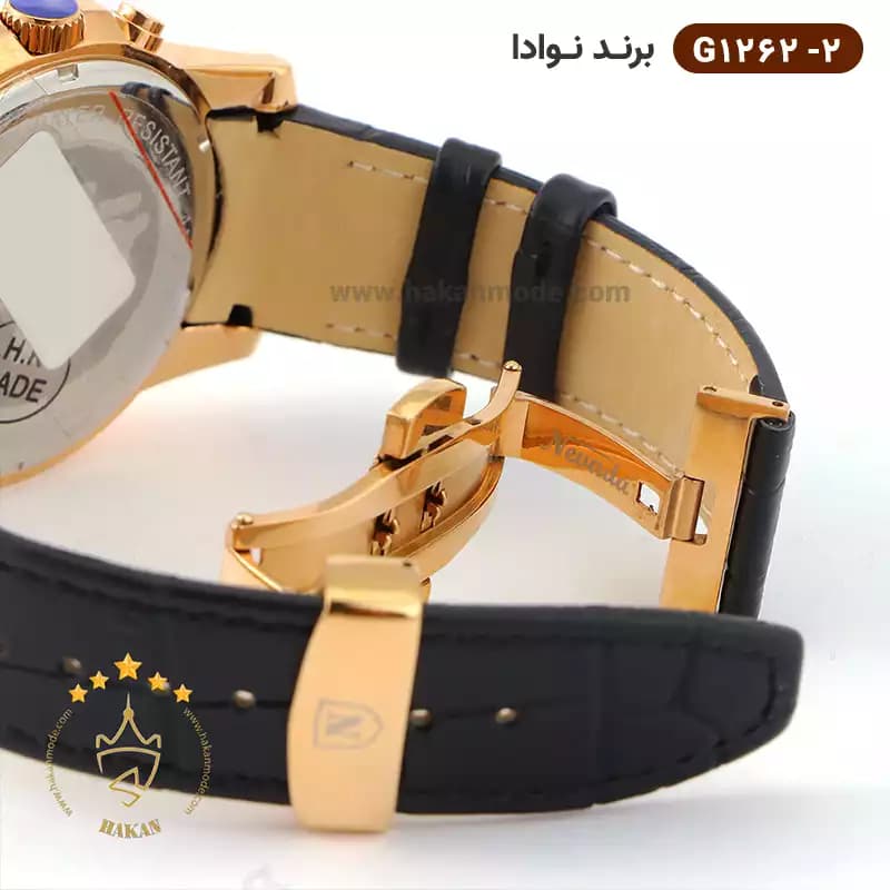 ساعت نوادا مردانه بند چرمی کرنوگراف G1262/2 — تصویر ۳