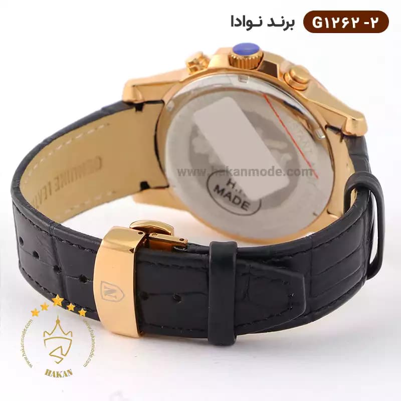 ساعت نوادا مردانه بند چرمی کرنوگراف G1262/2 — تصویر ۴