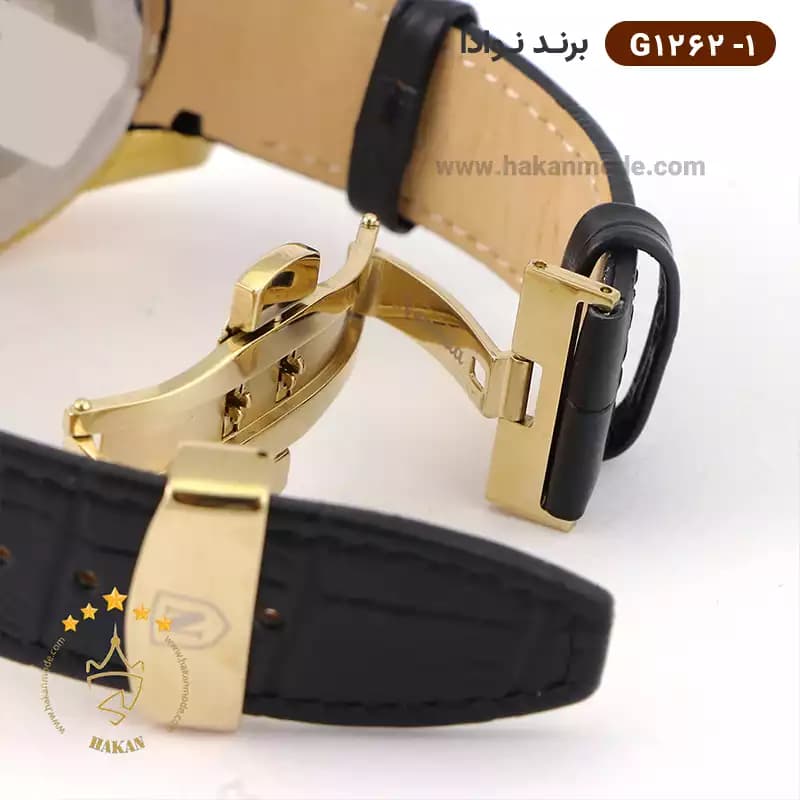 ساعت نوادا مردانه بند چرمی کرنوگراف G1262/1 — تصویر ۳