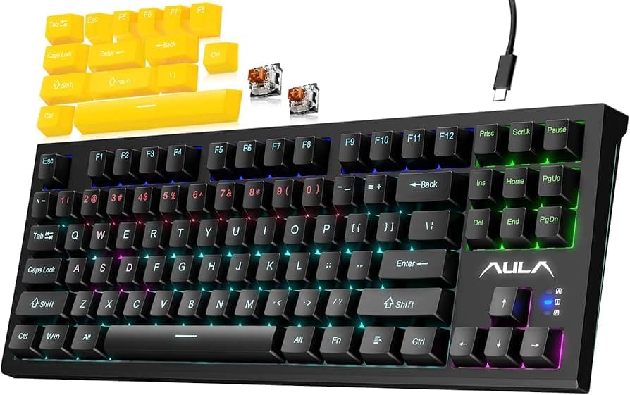 کیبورد گیمینگ آئولا AULA F3032- RGB — تصویر ۴