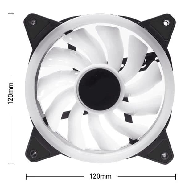 فن کیس گیمینگ COOLKEEPER 12*12 RGB — تصویر ۴