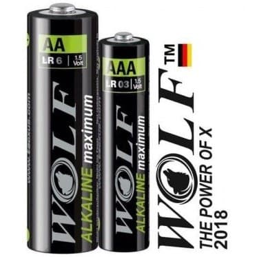 باطری قلم آلکالاین 2 تایی کارتی WOLF Maximum — تصویر ۲