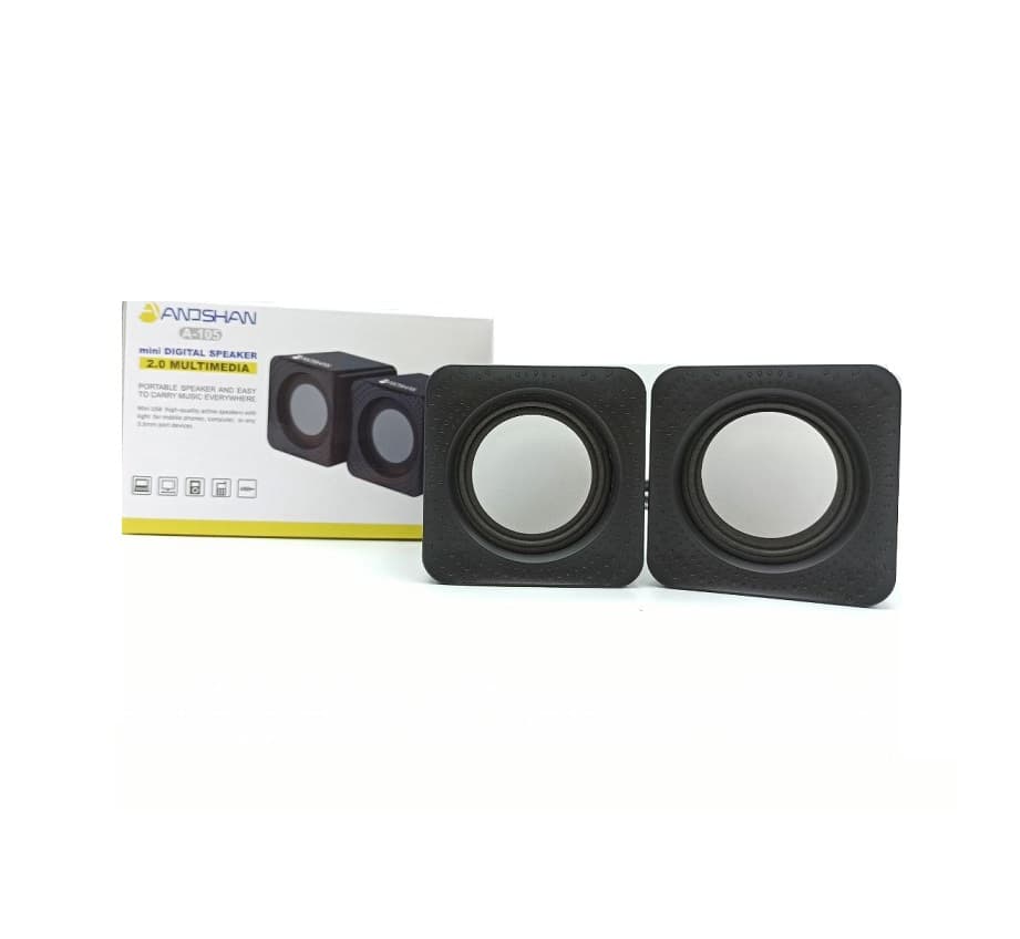 اسپیکر دوتیکه لپ تاپ ANOSHAN A105 USB