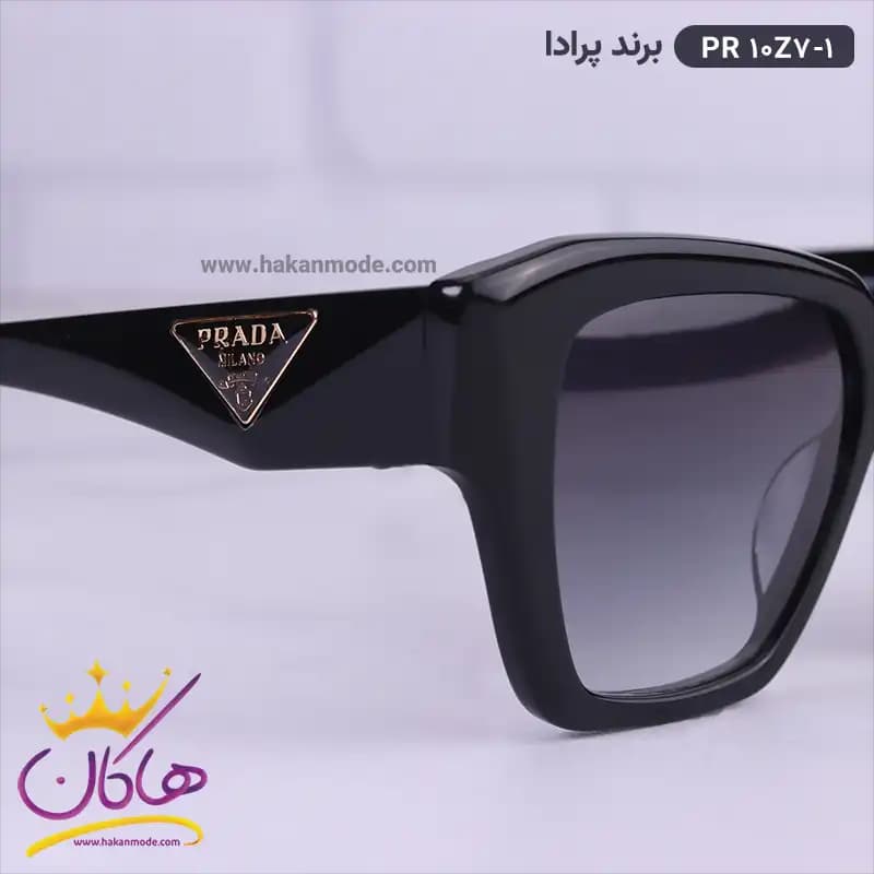 عینک آفتابی پرادا زنانه مدل pr10zv/1 — تصویر ۳