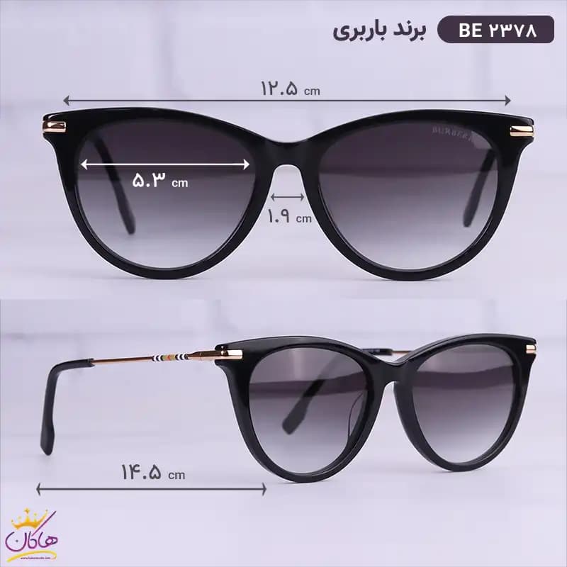 عینک آفتابی باربری زنانه be2378 — تصویر ۲