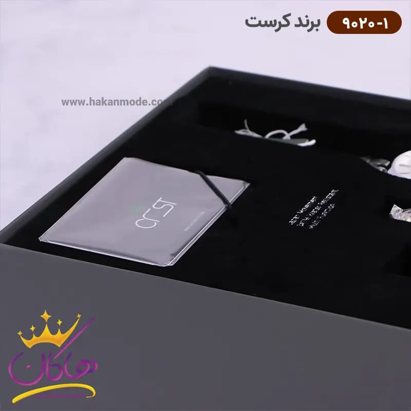ساعت مچی کرست مردانه استیل نقره‌ای صفحه سفید مدل 9020/1 — تصویر ۵