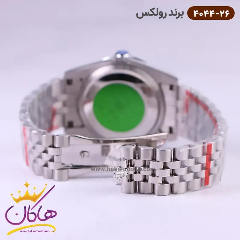ساعت رولکس مردانه فلزی صفحه سبز 4044/26 — تصویر ۴