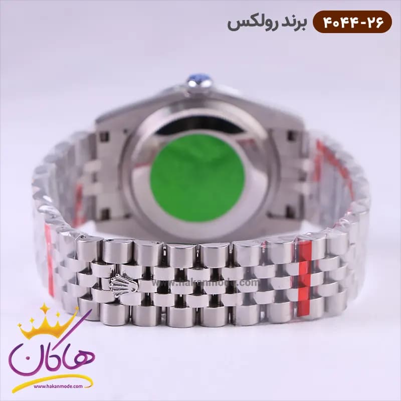 ساعت رولکس مردانه فلزی صفحه سبز 4044/26 — تصویر ۳