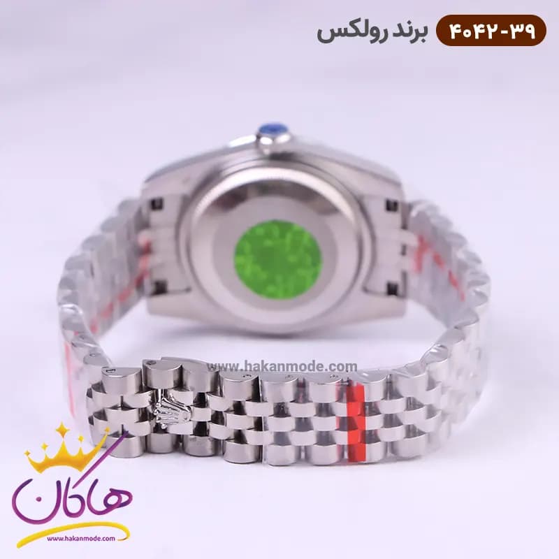ساعت رولکس زنانه فلزی دیت جاست صفحه طوسی 4042/39 — تصویر ۴