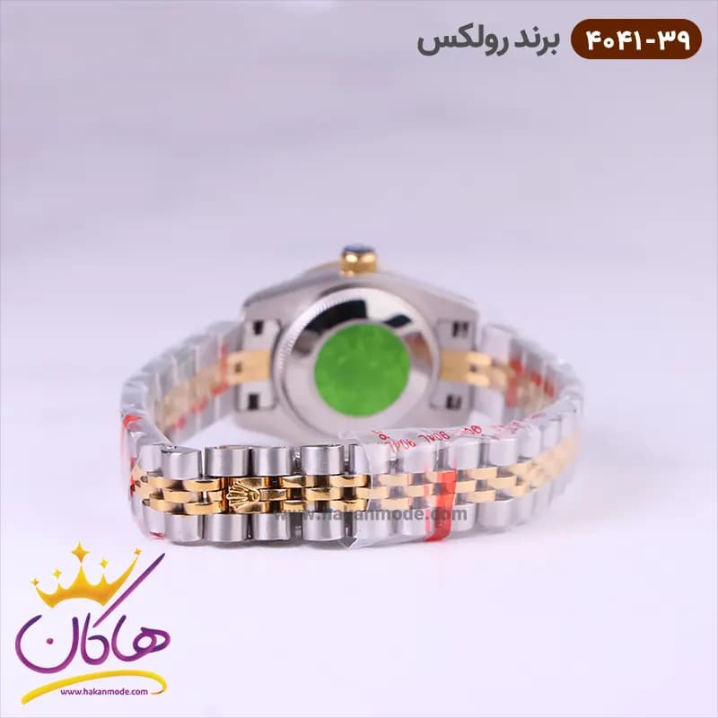 ساعت رولکس زنانه فلزی دیت جاست صفحه نقره ای 4041/39 — تصویر ۳