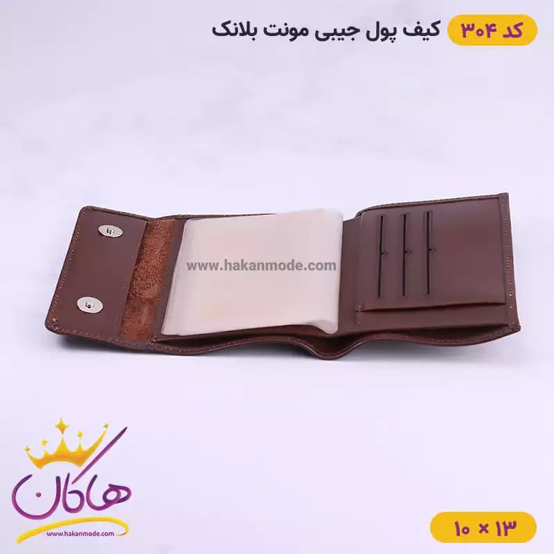 کیف پول جیبی چرم مونت بلانک کد 304 — تصویر ۷