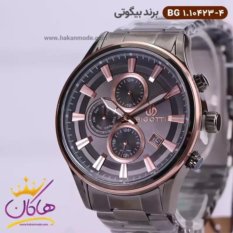 ساعت بیگوتی مردانه فلزی فول تایم BG.1.10423-4 — تصویر ۲