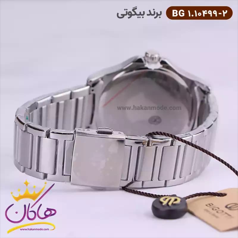 ساعت بیگوتی مردانه فلزی فول تایم سه موتوره کد BG.1.10499-2 — تصویر ۴
