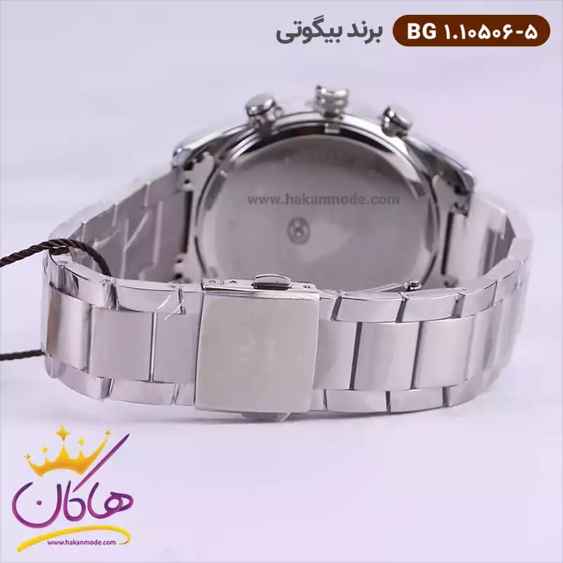 ساعت بیگوتی مردانه فلزی فول دیت کد BG.1.10506-5 — تصویر ۴