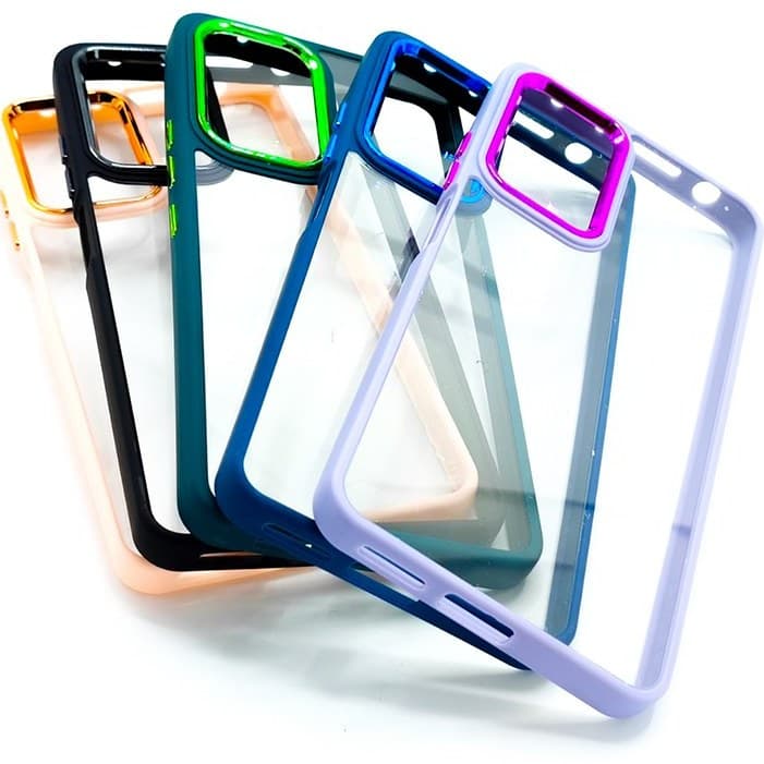 قاب شفاف دور رنگی iPhone 14 Pro Max