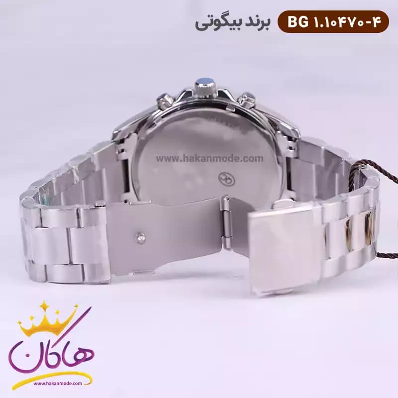 ساعت مچی بیگوتی مردانه فلزی فول تایم کد BG.1.10470-4 — تصویر ۳