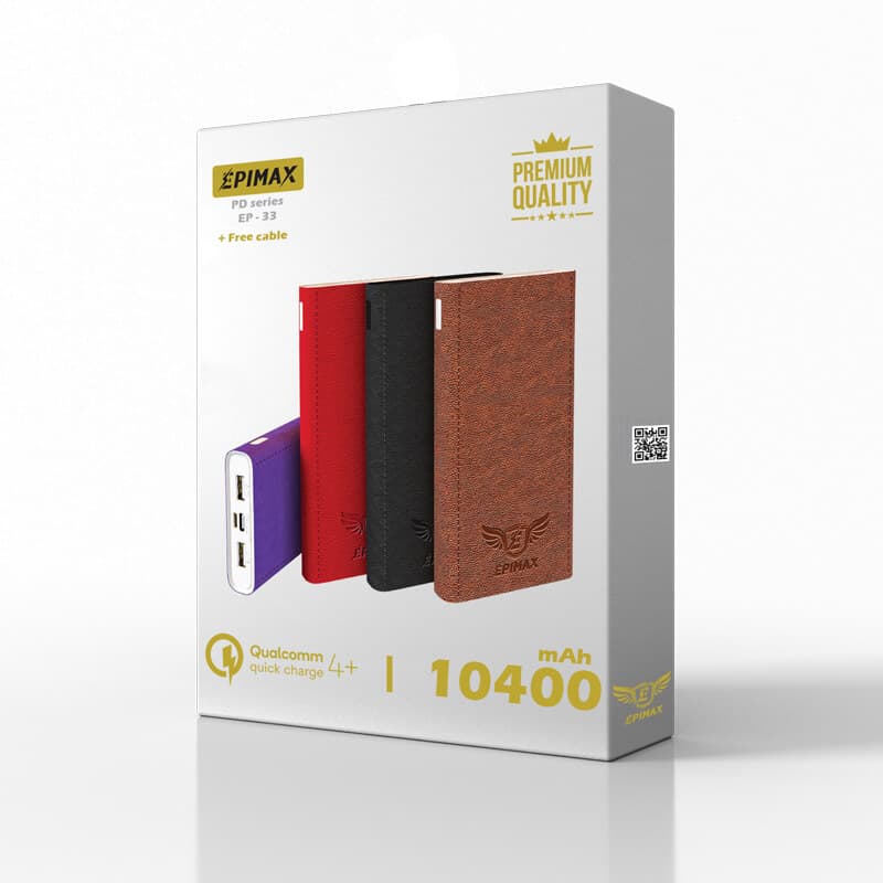 پاوربانک EPIMAX EP-33 10400mAh — تصویر ۲