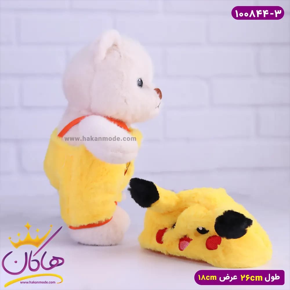عروسک پولیشی خرس لباس پوکمون | 100844/3 — تصویر ۲