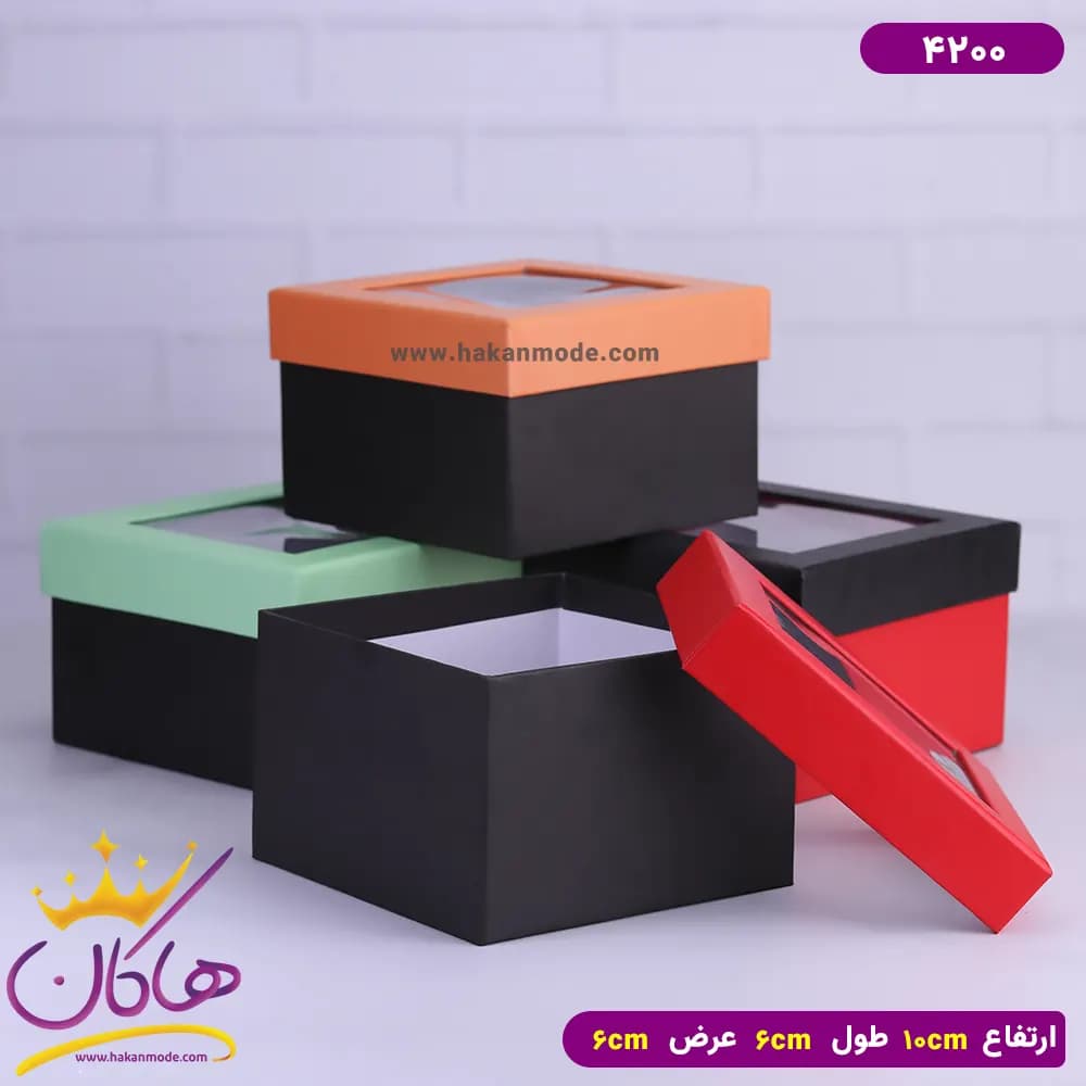 جعبه هدیه مربعی کد 4200